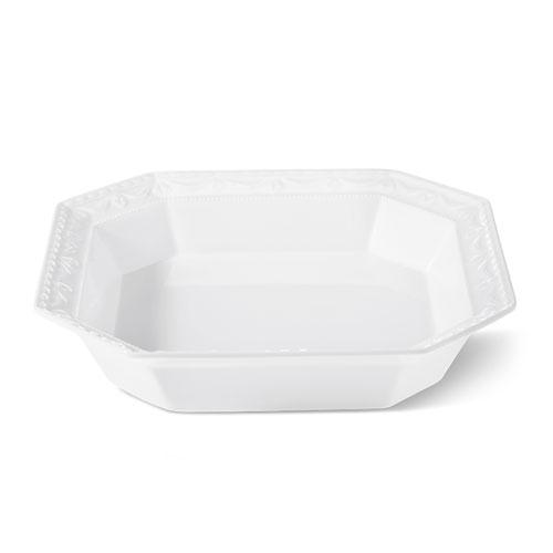 KPM Kurland Weiß Salatschale eckig flach groß 27 cm
