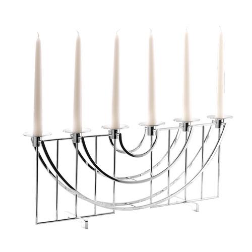 Robbe & Berking Sphinx 925 Sterling Silber 6-Lichtiger Leuchter l: 60 cm / h: 23,5 (ohne Kerzen)