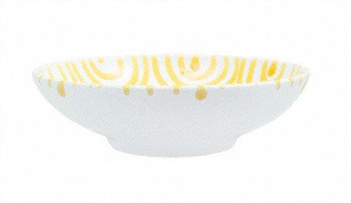 Gmundner Keramik Gelbgeflammt Schale groß d: 17 cm / h: 4,8 cm / 0,2 L