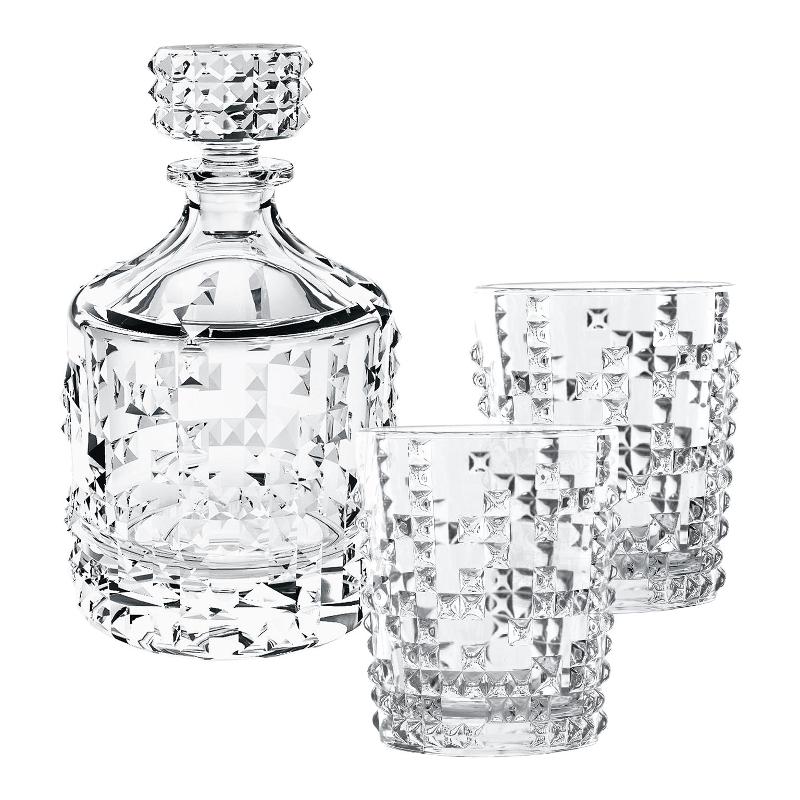 Nachtmann Punk Glas Set mit Whisky Karaffe 3-tlg.