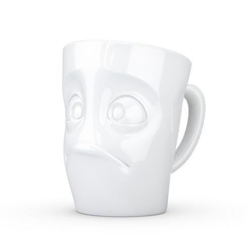 TV Tassen Henkeltasse weiß verdutzt 0,35 L