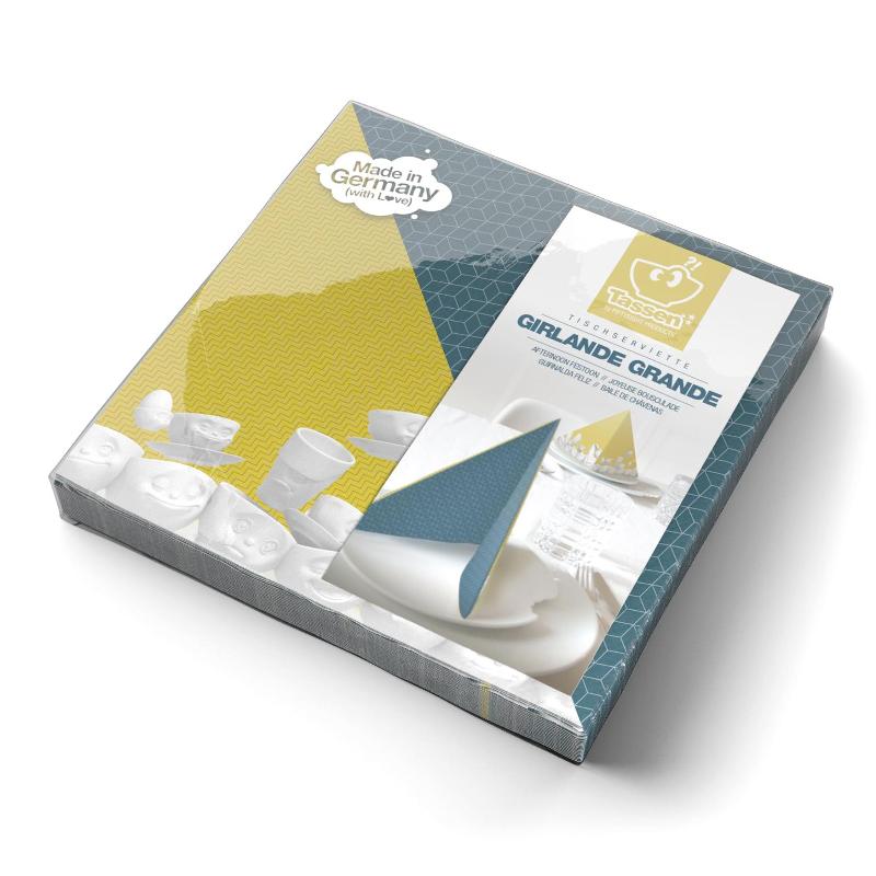 TV Tassen Servietten Lunch 'Girlande Grande' 33x33 cm 20 Stück