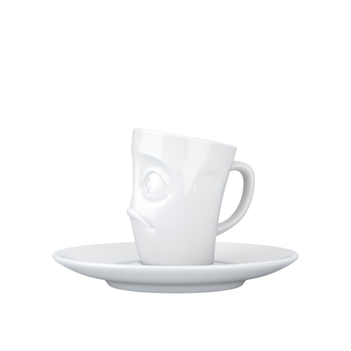 TV Tassen Espressotasse weiß verdutzt 0,08 L