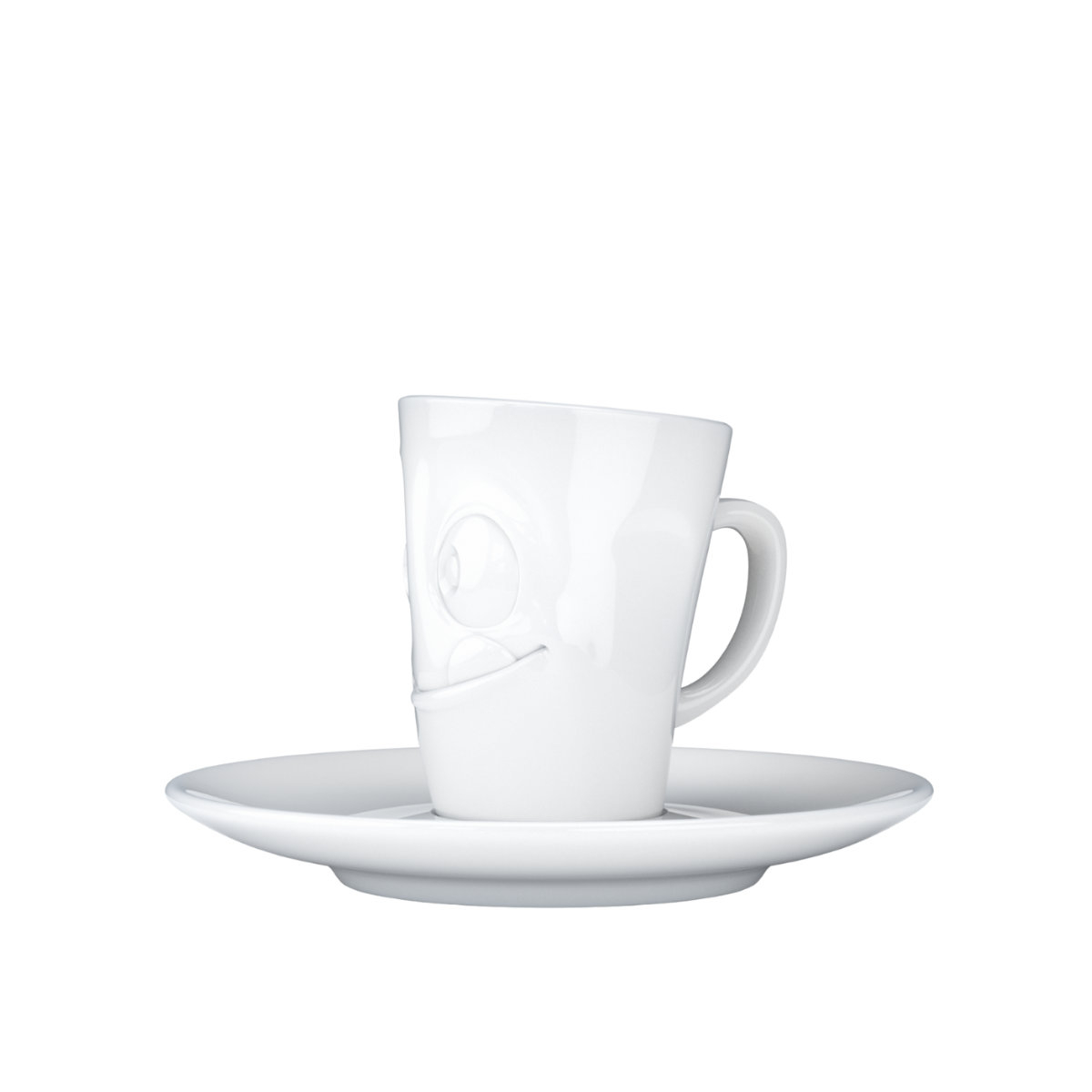 TV Tassen Espressotasse weiß lecker 0,08 L