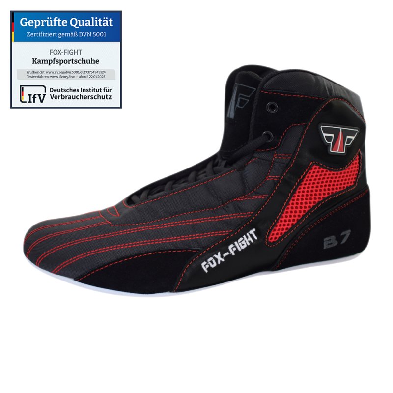 B7 Kampfsport Schuhe 44 schwarz/rot