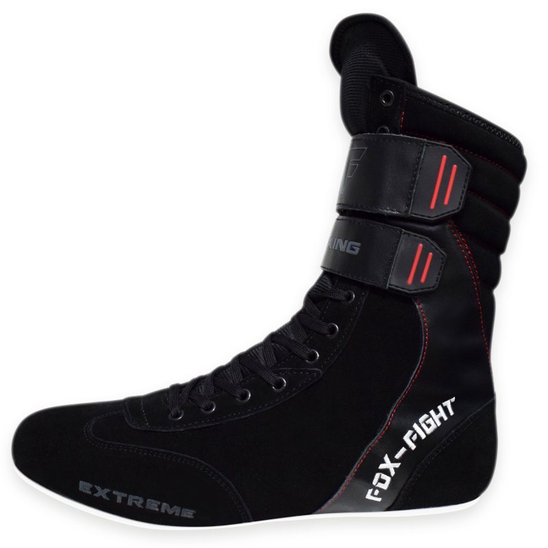 FOX-FIGHT EXTREME Boxing Schuhe / Boxstiefel 44 - schwarz