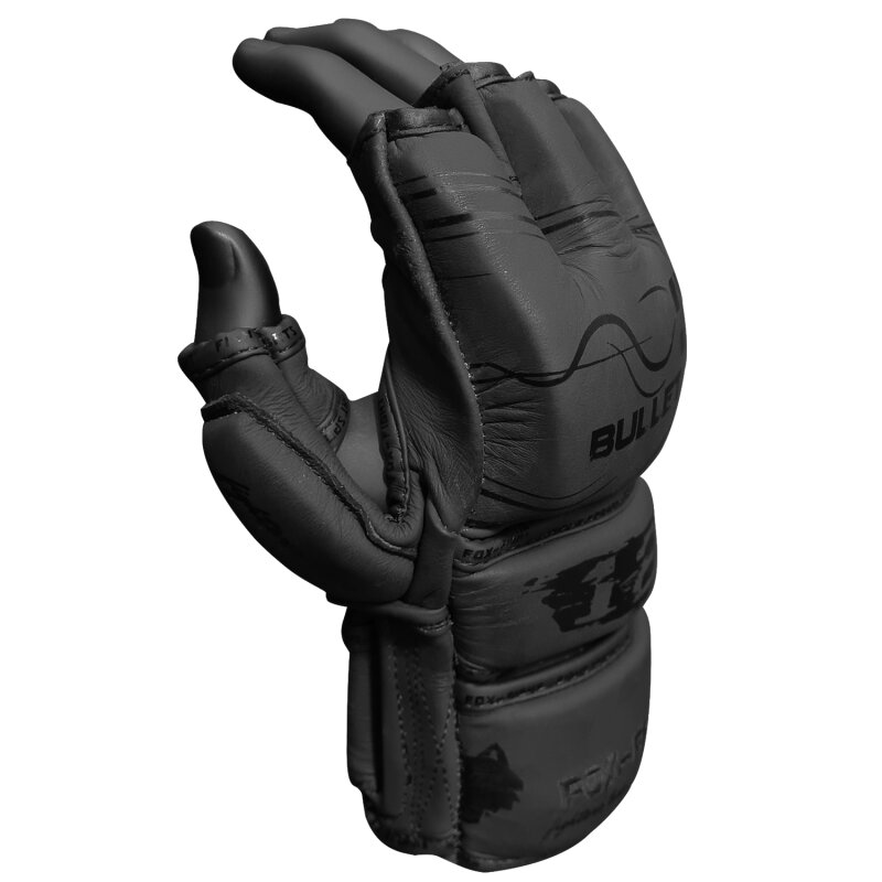 FOX-FIGHT Bullet12 MMA Handschuhe aus echtem Leder XL black line