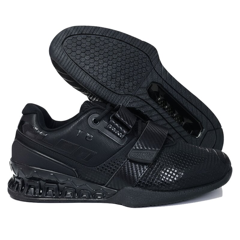 XPLON T8 Gewichtheberschuhe Powerlifting Bodybuilding Squat Schuhe 43 schwarz