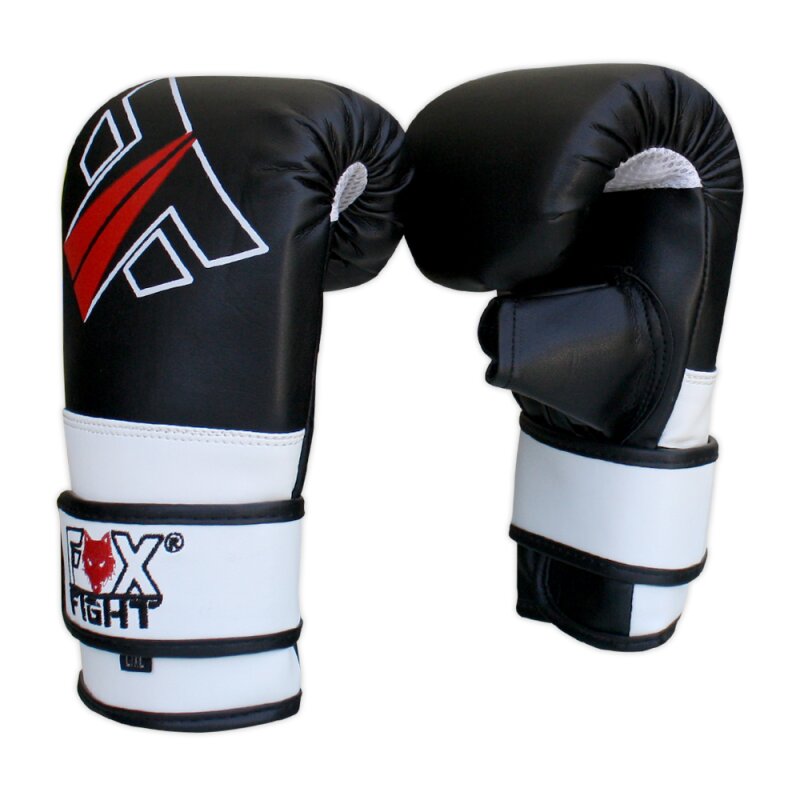 FOX-FIGHT FF Bag Mitt Sandsackhandschuhe aus PU Leder