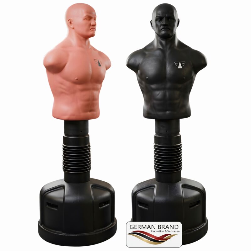 FOX-FIGHT Law Box Dummy Boxdummy Standboxsack Boxpuppe Höhenverstellbar 152 - 178cm