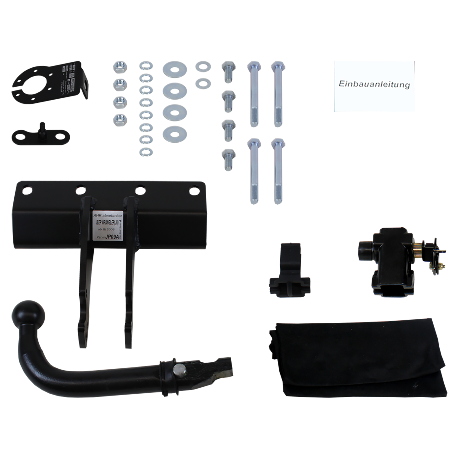 AUTO-HAK Anhängerkupplung abnehmbar Kugelstange von hinten gesteckt - JEEP WRANGLER III