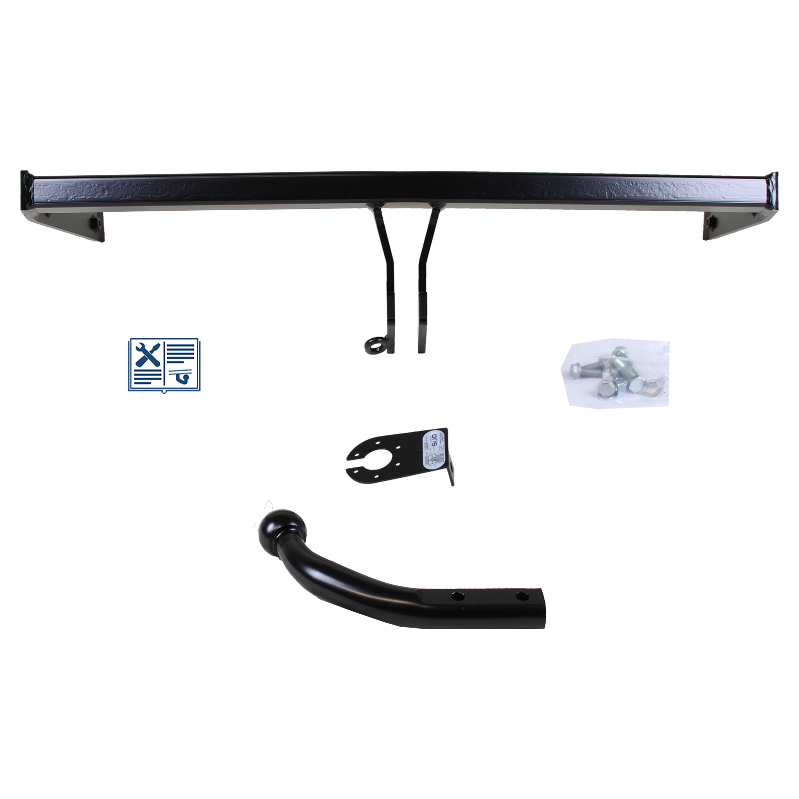 Oris Anhängerkupplung starr mit angeschraubtem Kugelkopf - VW NEW BEETLE