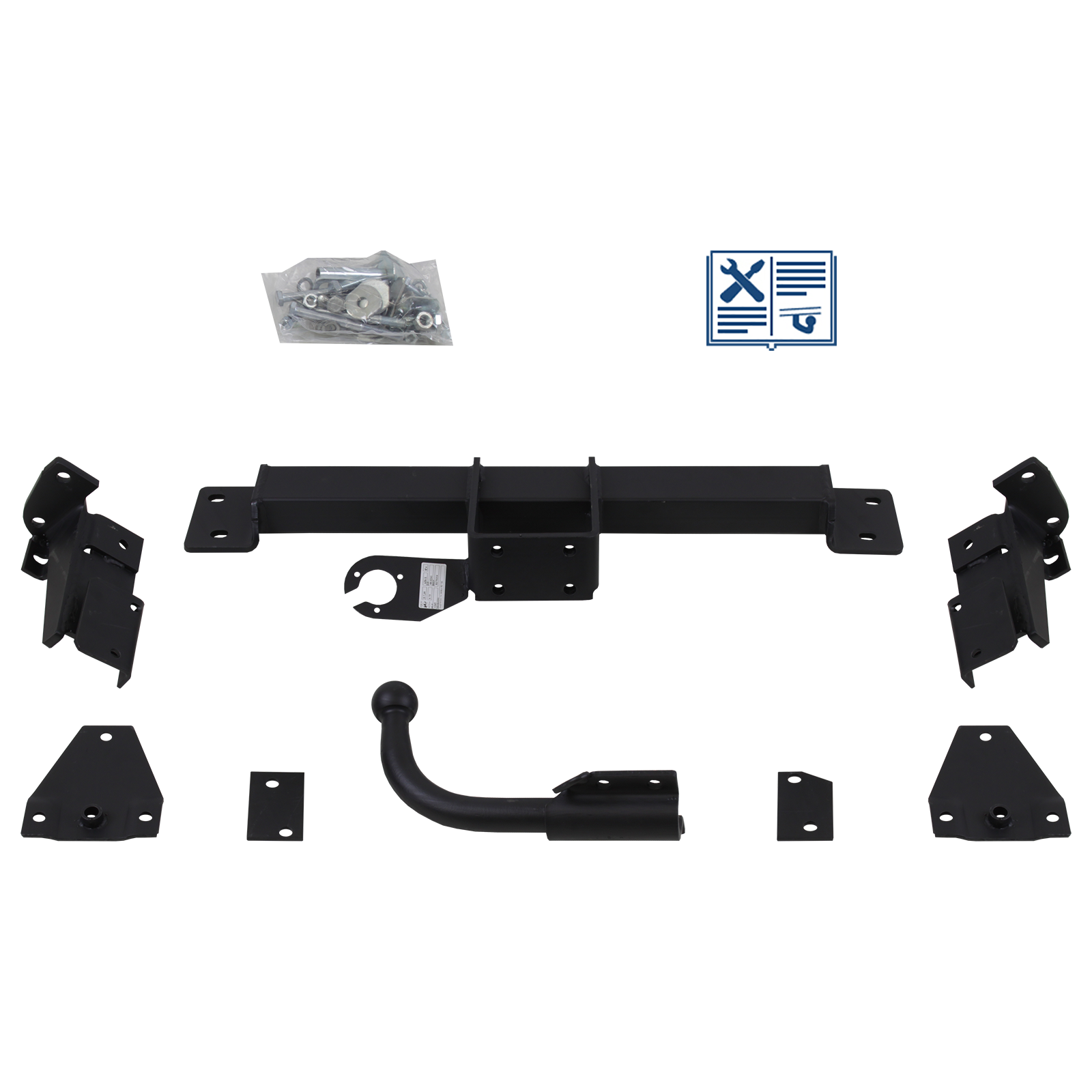 GDW Anhängerkupplung starr mit angeschraubtem Kugelkopf - DAEWOO NUBIRA