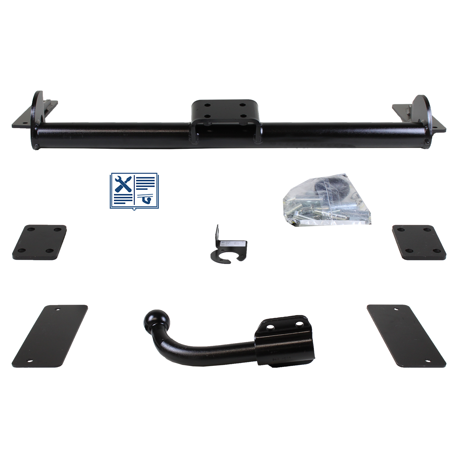 GDW Anhängerkupplung starr mit angeschraubtem Kugelkopf - OPEL ASTRA G Cabriolet