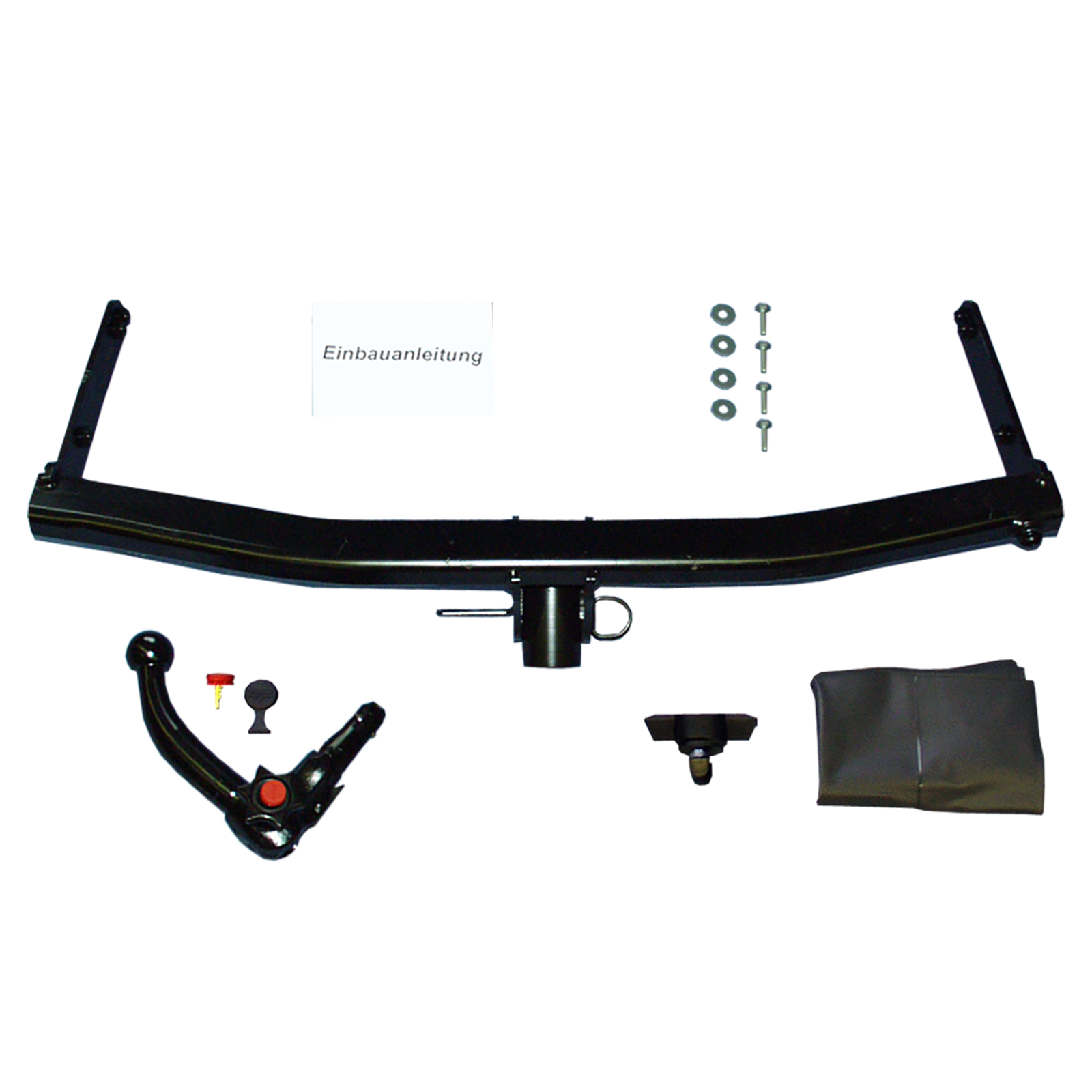 Westfalia Anhängerkupplung abnehmbar Kugelstange von unten gesteckt - SEAT ALTEA