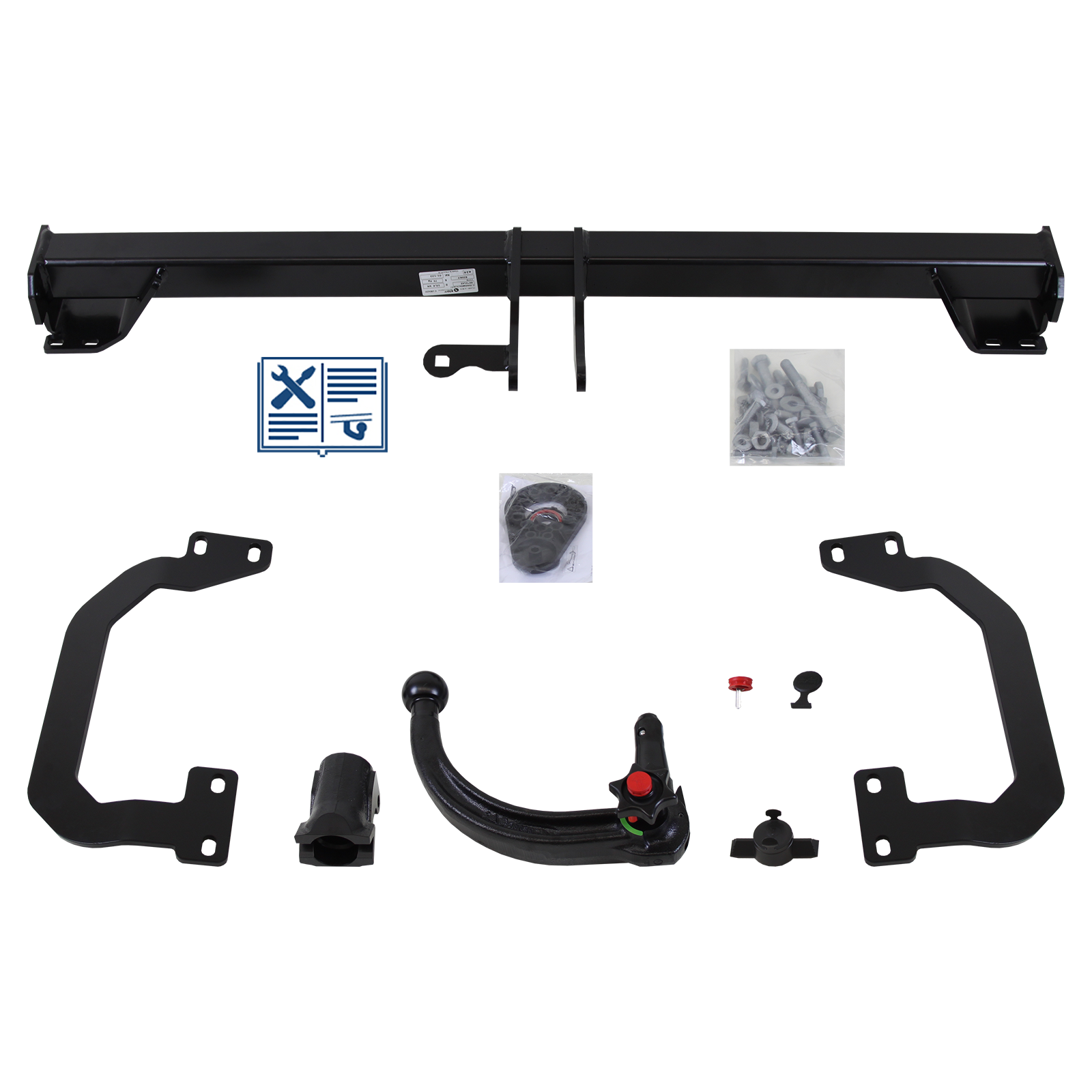 Westfalia Anhängerkupplung abnehmbar Kugelstange von unten gesteckt - CITROËN C5 III