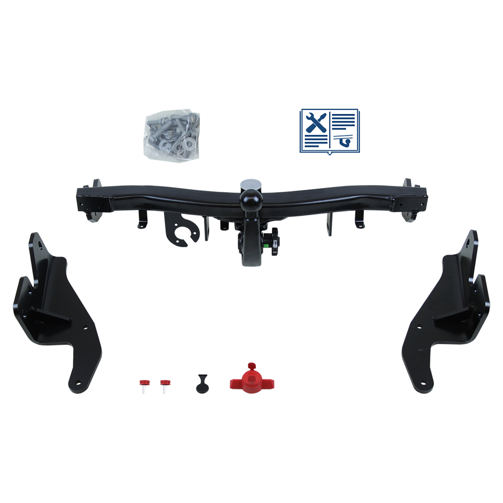 Westfalia Anhängerkupplung abnehmbar Kugelstange von unten gesteckt - TOYOTA VERSO