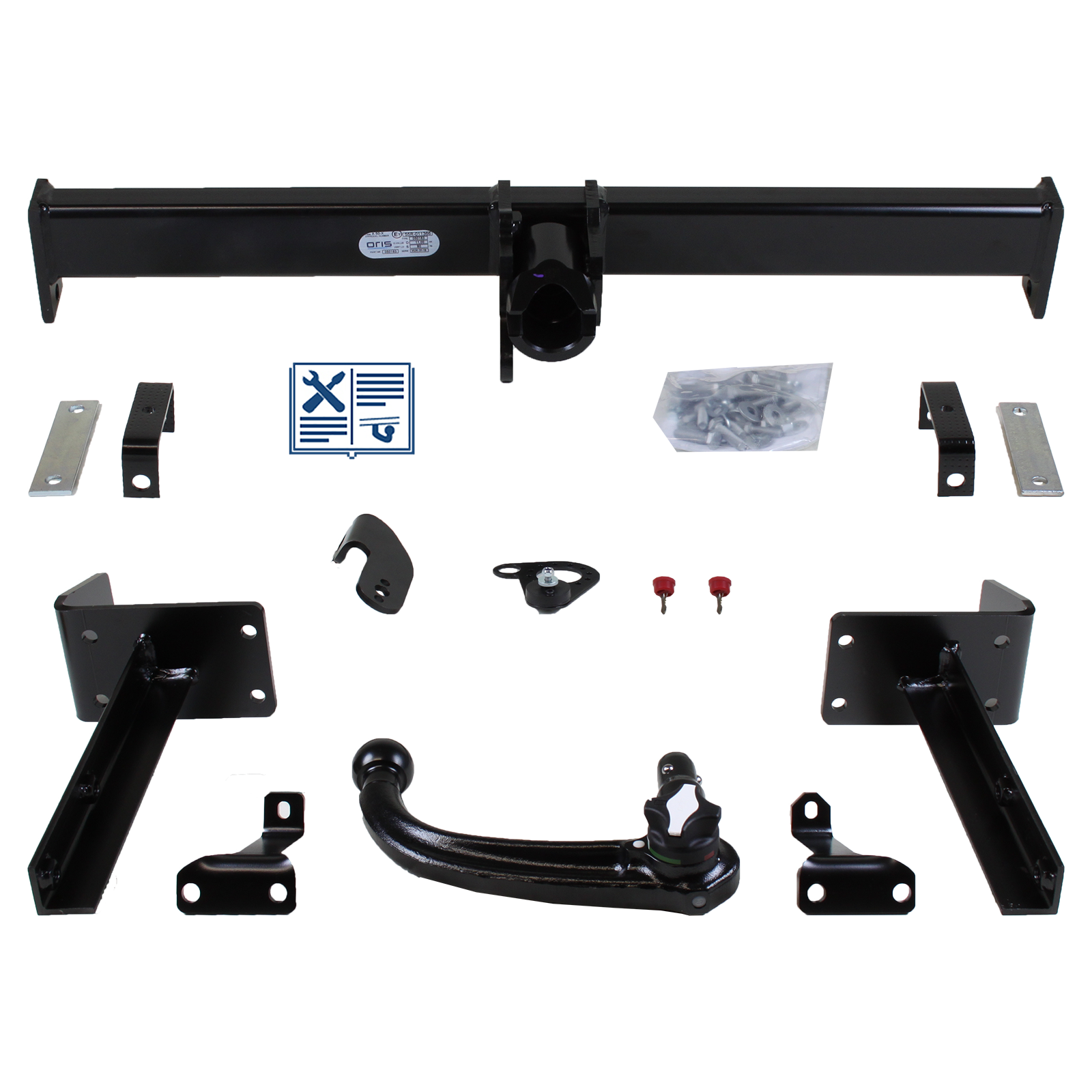 Oris Anhängerkupplung abnehmbar Kugelstange von unten gesteckt - MERCEDES-BENZ E-KLASSE