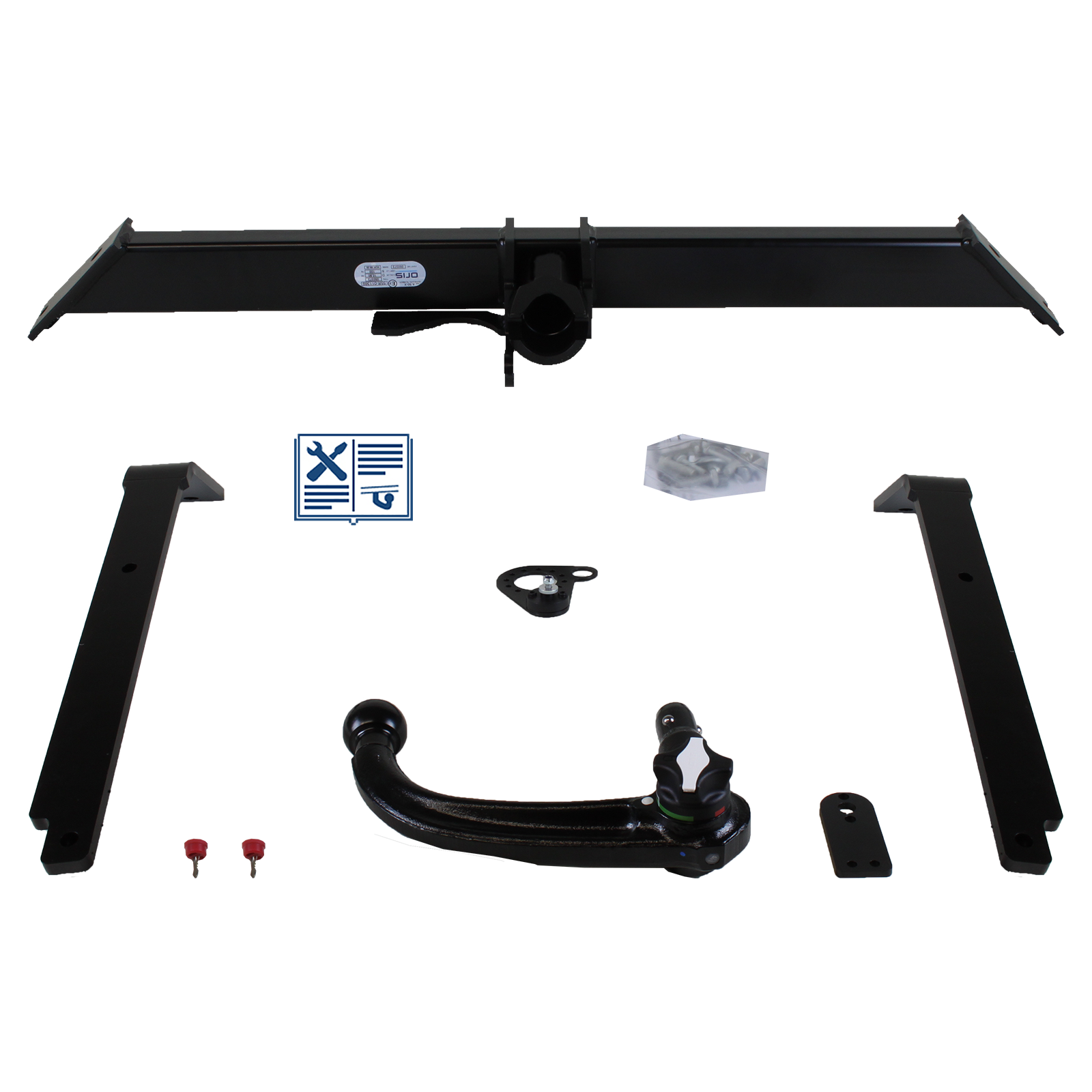 Oris Anhängerkupplung abnehmbar Kugelstange von unten gesteckt - FORD FOCUS C-MAX