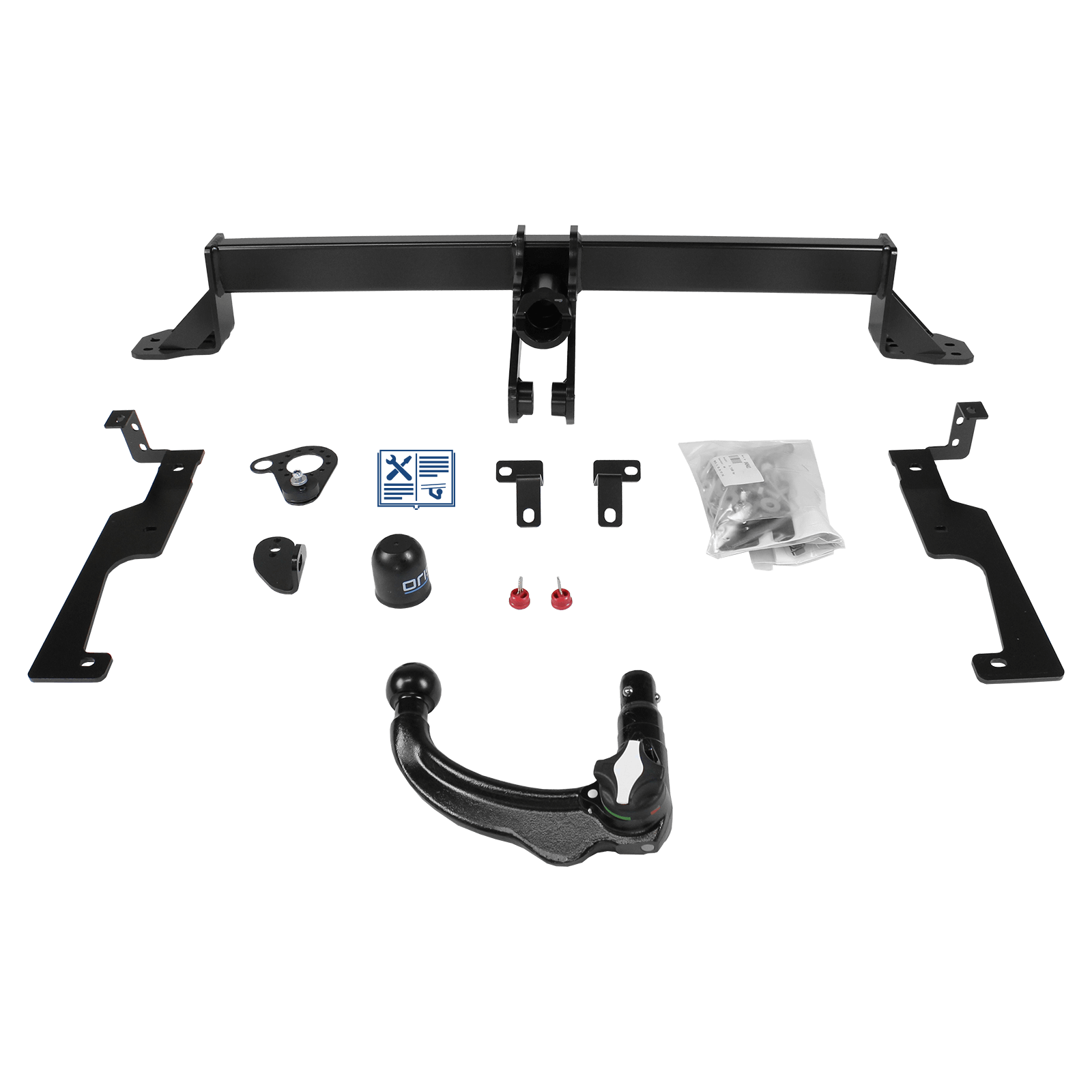 Oris Anhängerkupplung abnehmbar inkl. TowTec E-Satz 13polig spezifisch - HONDA CR-V IV