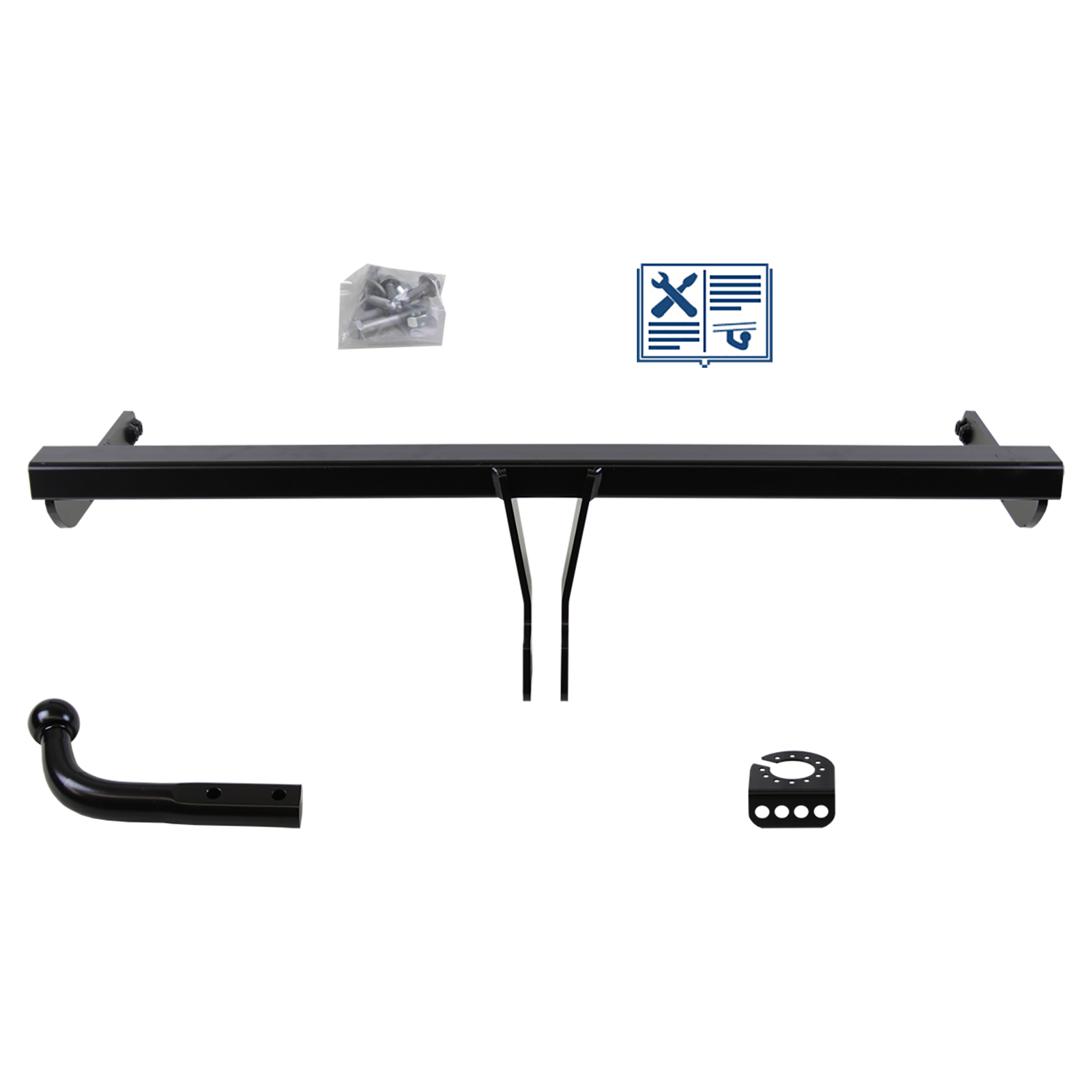 Oris Anhängerkupplung starr mit angeschraubtem Kugelkopf - SKODA RAPID