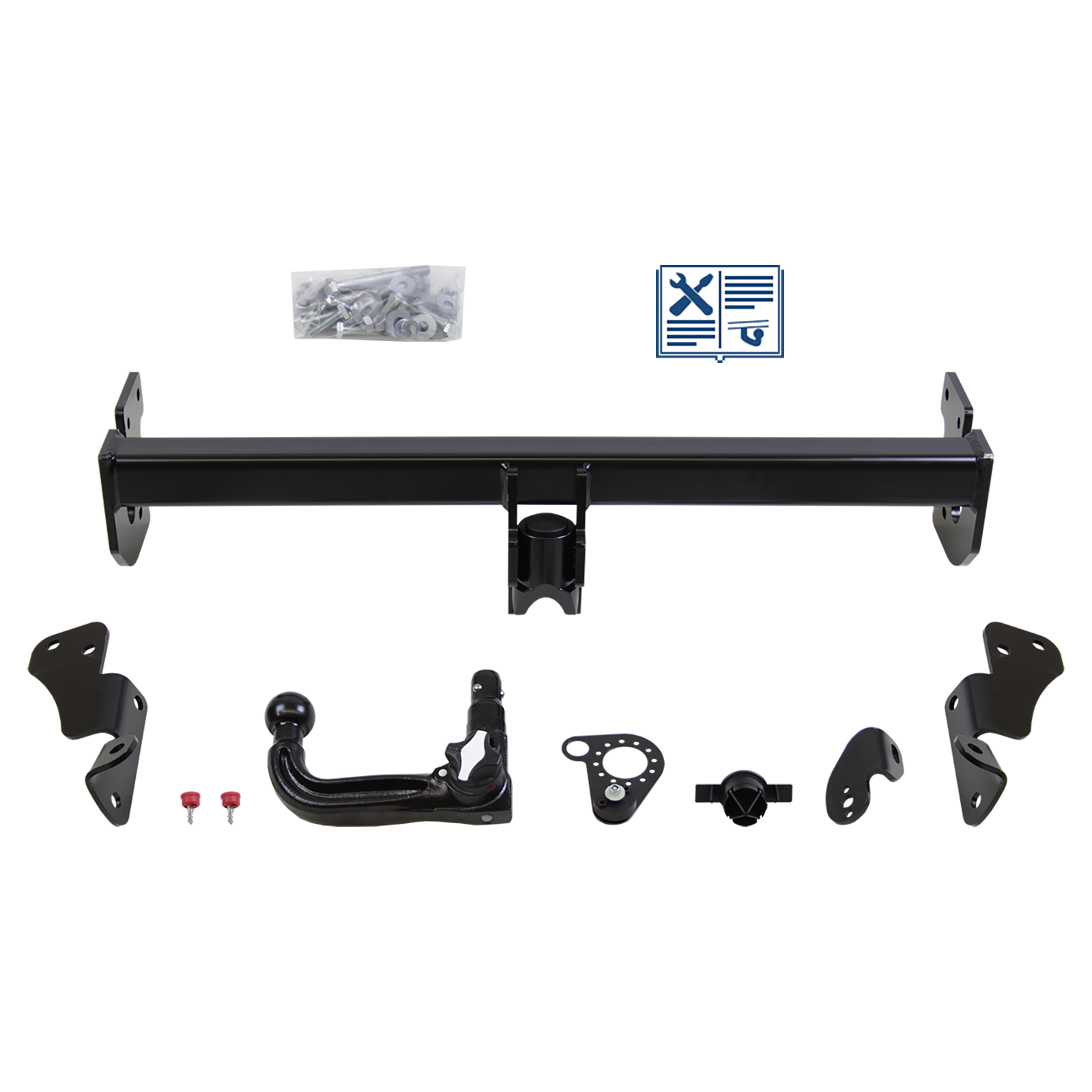 Oris Anhängerkupplung abnehmbar inkl. TowTec E-Satz 13polig spezifisch - CITROËN C4 AIRCROSS