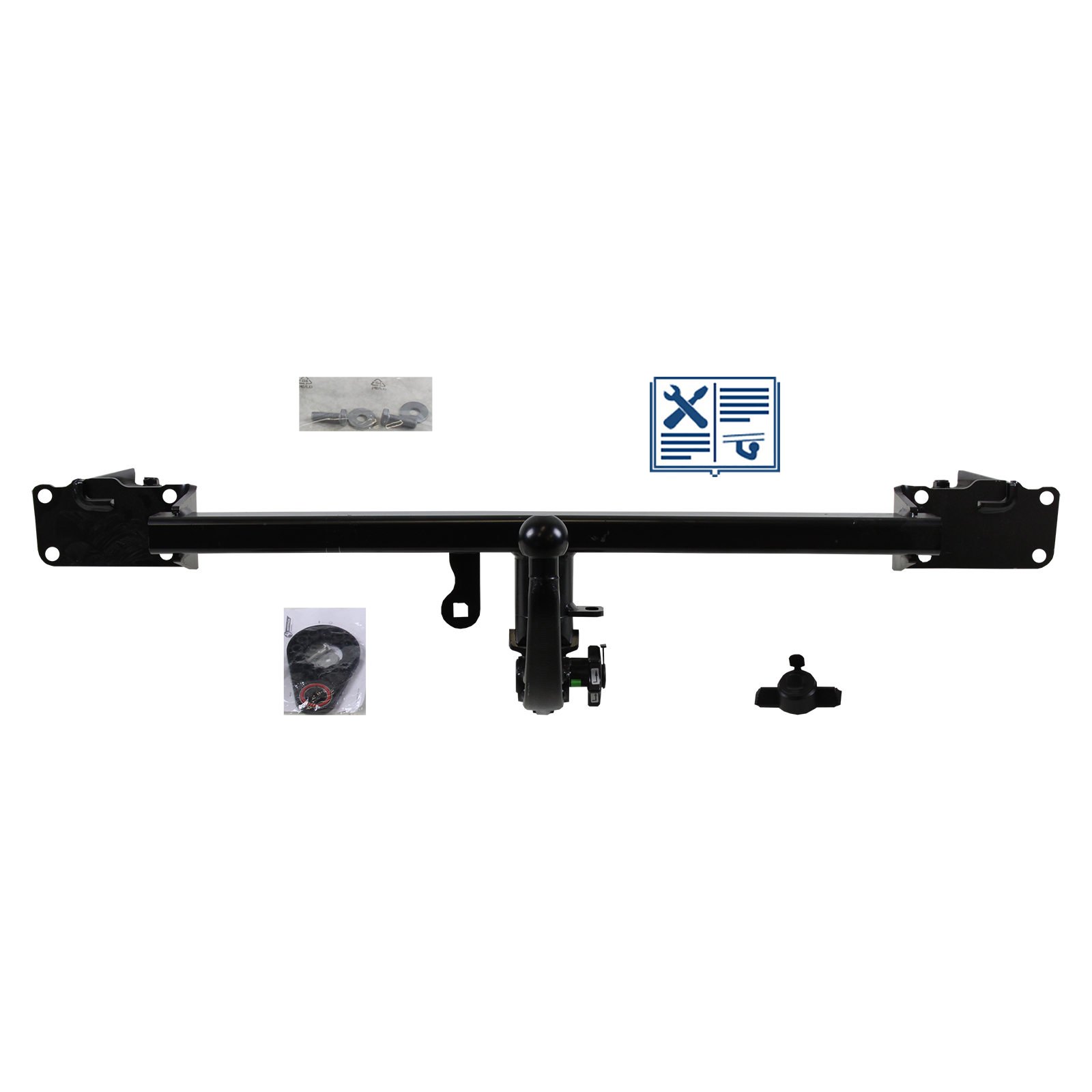 Westfalia Anhängerkupplung abnehmbar inkl. TowTec E-Satz 13polig spezifisch - FORD TRANSIT CONNECT Großraumlimousine