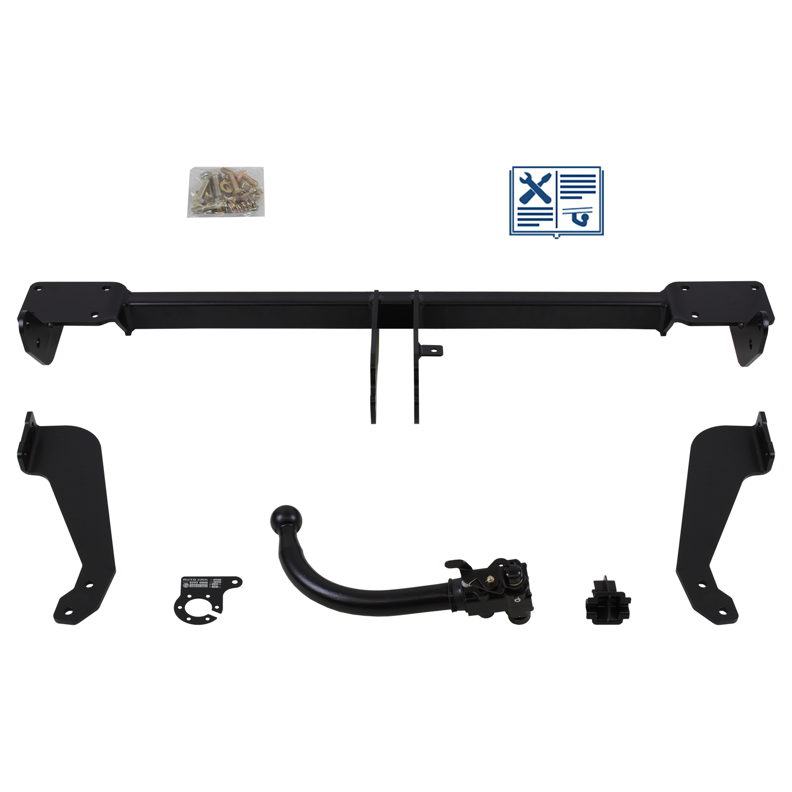 AUTO-HAK Anhängerkupplung abnehmbar Kugelstange von hinten gesteckt - DS DS 5