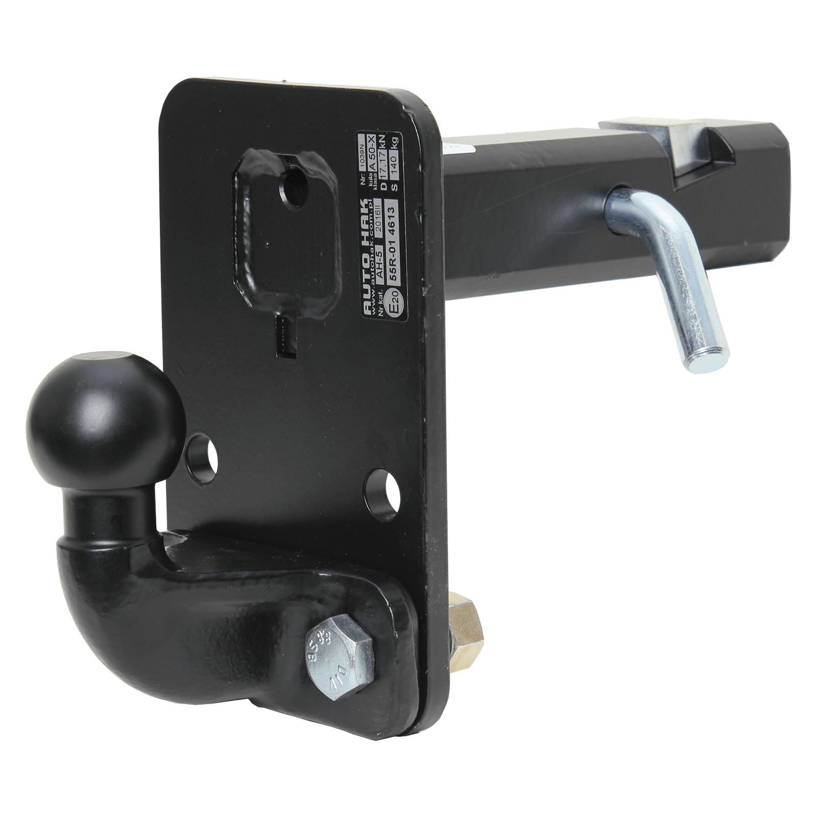 AUTO-HAK Anhängerkupplung für Vierkantaufnahme mit 2-Loch-Flanschkugel - JEEP WRANGLER I