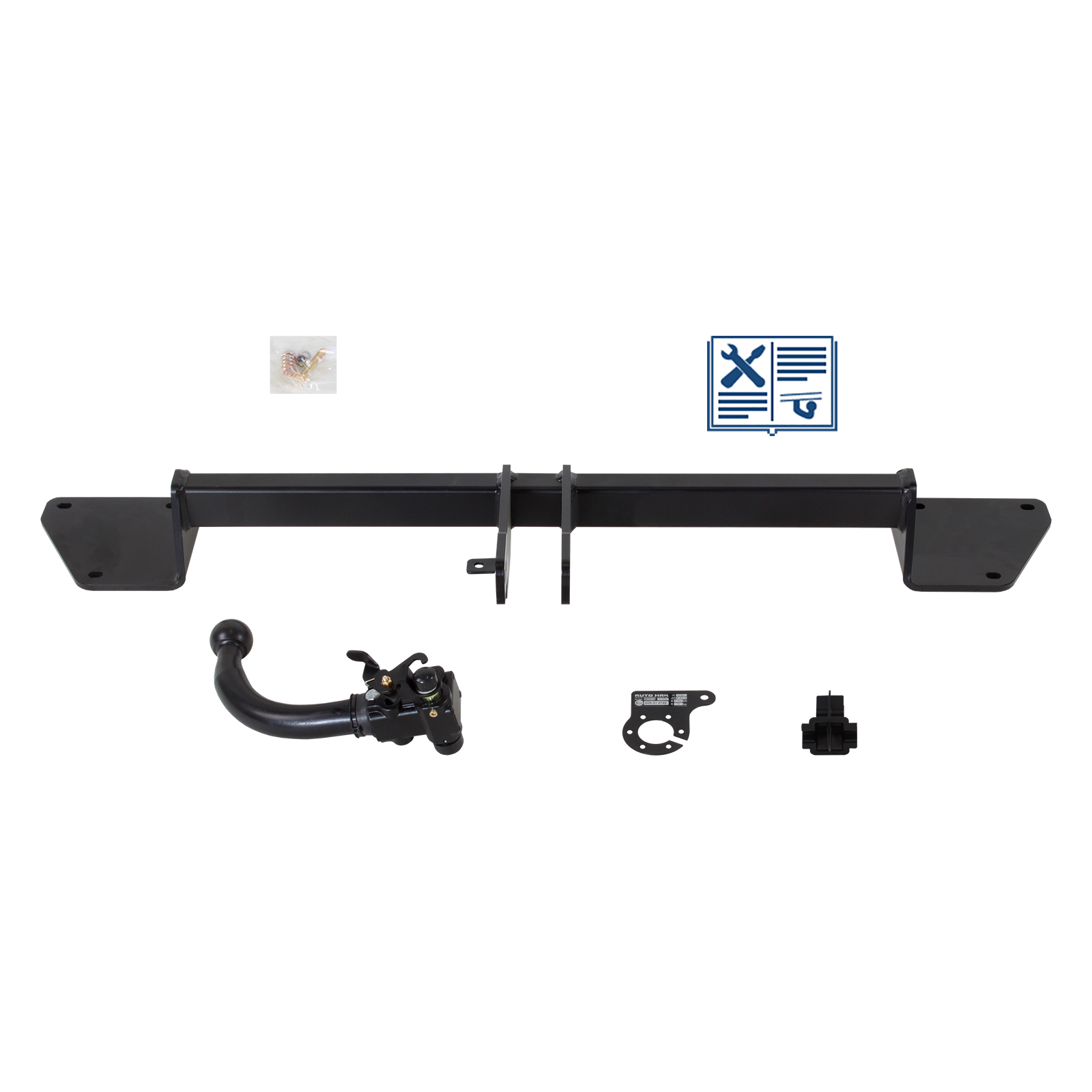 AUTO-HAK Anhängerkupplung abnehmbar Kugelstange von hinten gesteckt - MINI MINI COUNTRYMAN