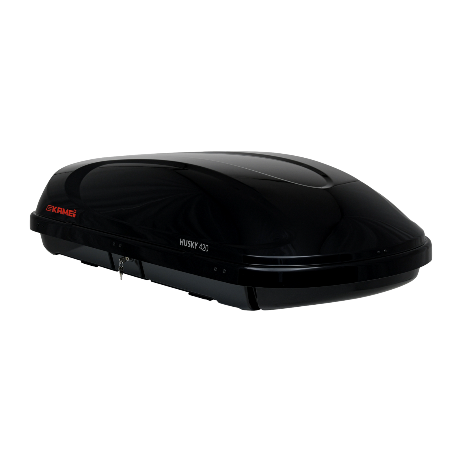 Dachbox Kamei Husky 420 schwarz glänzend