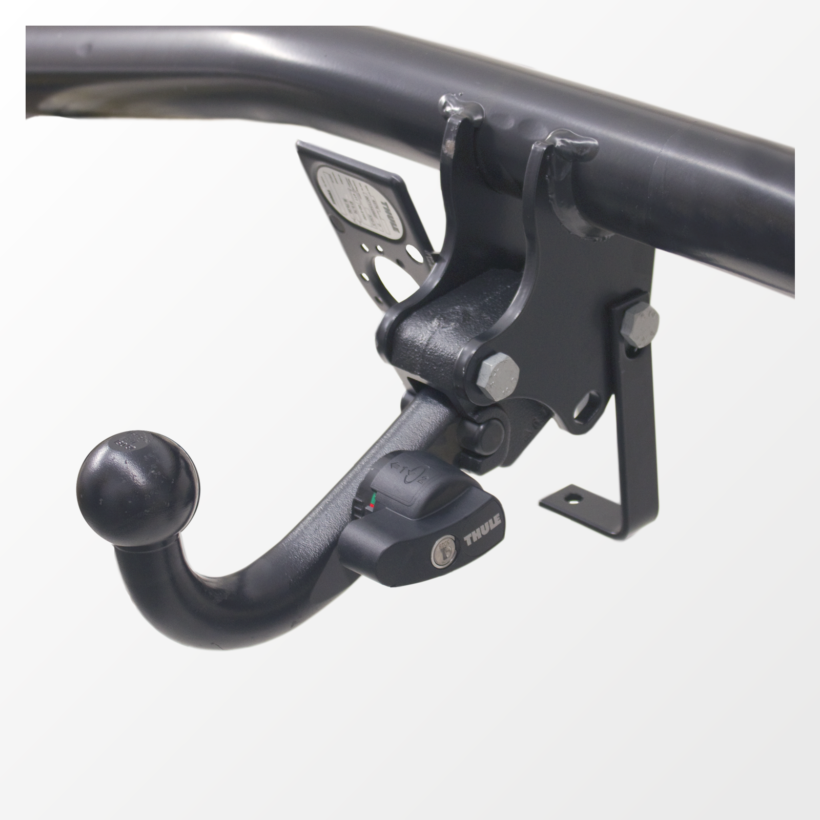 Brink Anhängerkupplung abnehmbar Kugelstange von schräg unten gesteckt - SEAT IBIZA IV