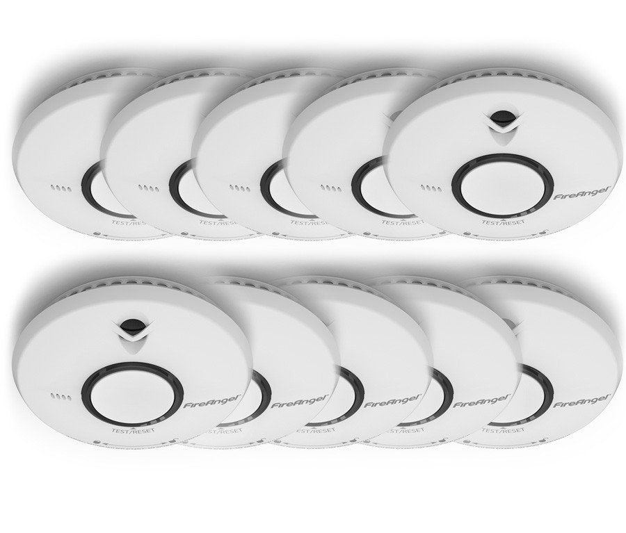Rauchmelder 10er Set Fireangel Thermoptek ST-622-DE P-Line