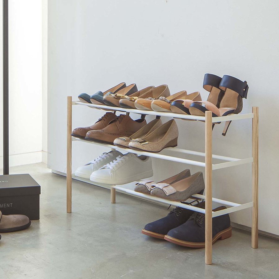 YAMAZAKI HOME Schuhregal für bis zu 12 Paar Schuhe PLAIN - Raumzutaten.de | Online Shop