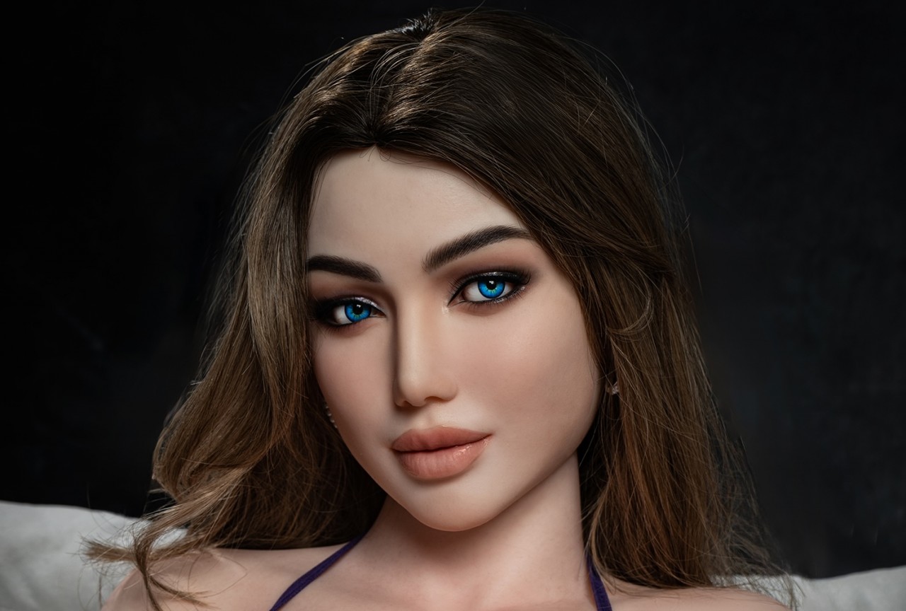 Silikon Sexpuppe Anja-160 cm D Cup, inkl. Handskelett, EVO Skelett & Standfkt., Auf Lager!