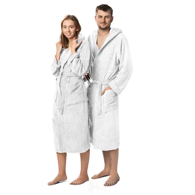 Lanudo? Unisex-Bademantel Pure Line Wei?
