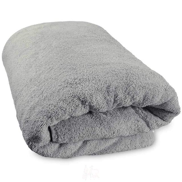 Lanudo? Saunahandtuch Pure Line 80x200 cm Silber