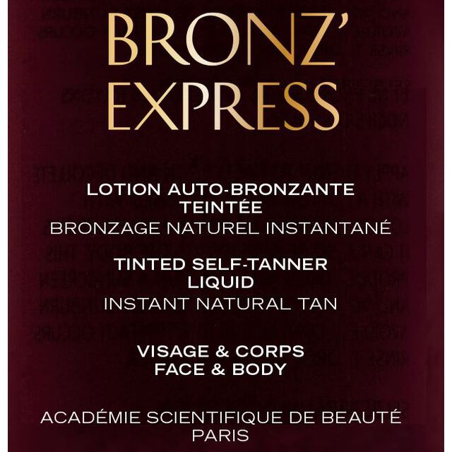 Probe von Academie Bronz Express Lotion Auto-Bronzante Teintee Selbstbr?unungslotion