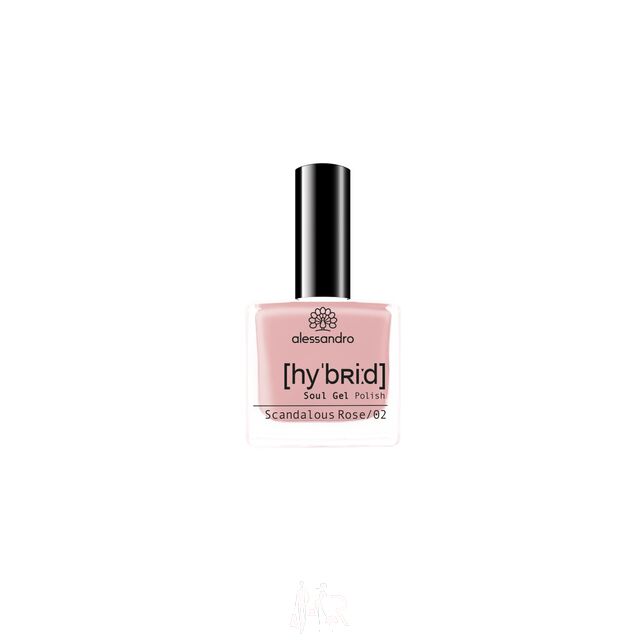 Alessandro Nagellack Hybrid Soul Gel Polish 717 Scandalous Rose! 8 ml