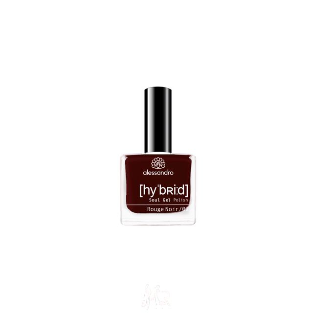 Alessandro Nagellack Hybrid Soul Gel Polish 121 Rouge noir 8 ml