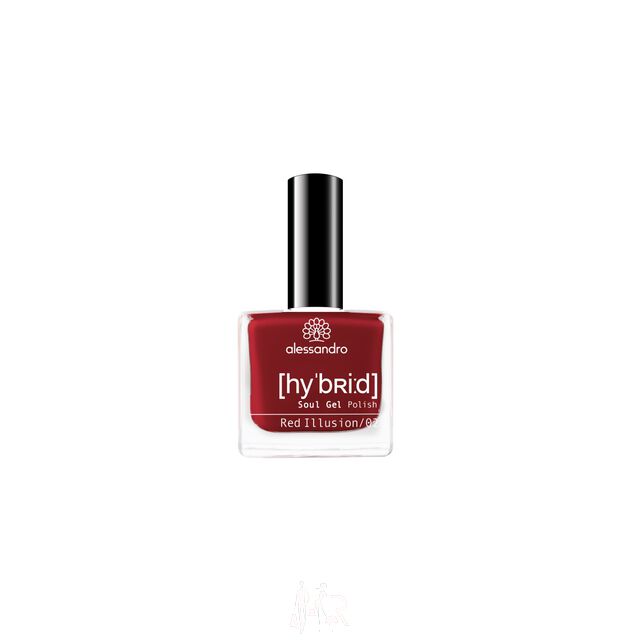 Alessandro Nagellack Hybrid Soul Gel Polish 123 Red Illusion 8 ml