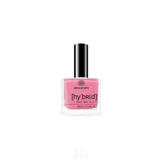 Alessandro Nagellack Hybrid Soul Gel Polish 128 Neon Pink 8 ml
