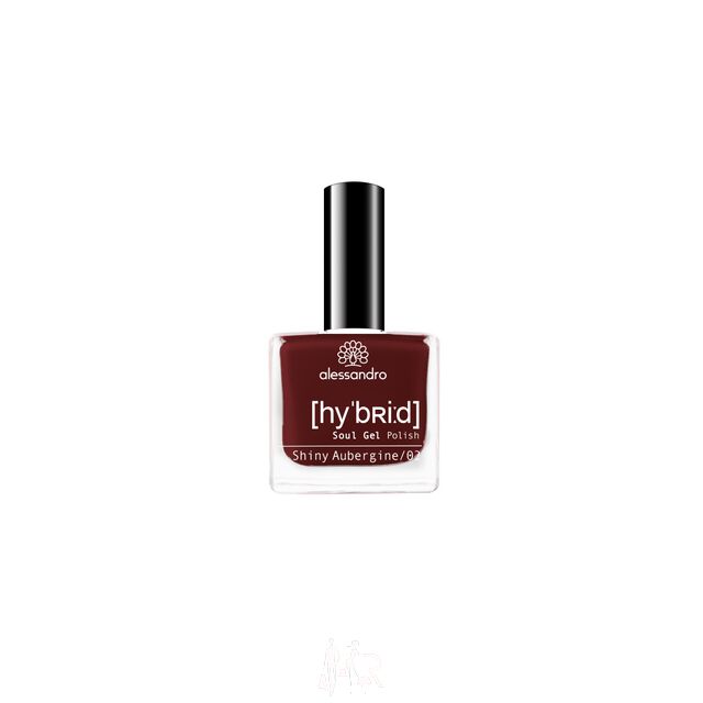 Alessandro Nagellack Hybrid Soul Gel Polish 130 Shiny Aubergine 8 ml