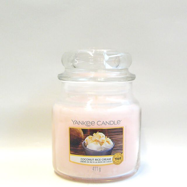 Yankee Candle Duftkerze 411 g Coconut Rice Cream