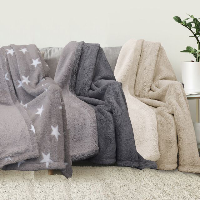 Lanudo? Sherpa Wohndecke 150 x 200 cm div. Farben