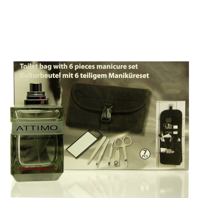 Salvatore Ferragamo Attimo pour Homme Eau de Toilette 100 ml + Kulturtasche