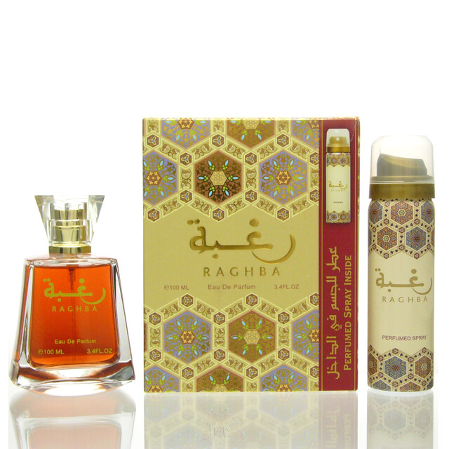 Lattafa Raghba Set - Eau de Parfum 100 ml + DS 50 ml