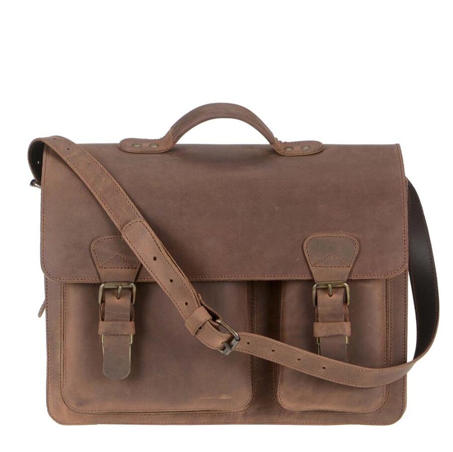 Ruitertassen Aktentasche für A4 Ordner | Classic Adult ranger braun