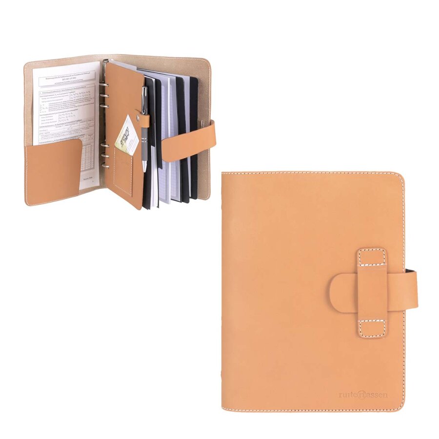 Leder Terminkalender A5 komplett mit Kalender | Ruitertassen