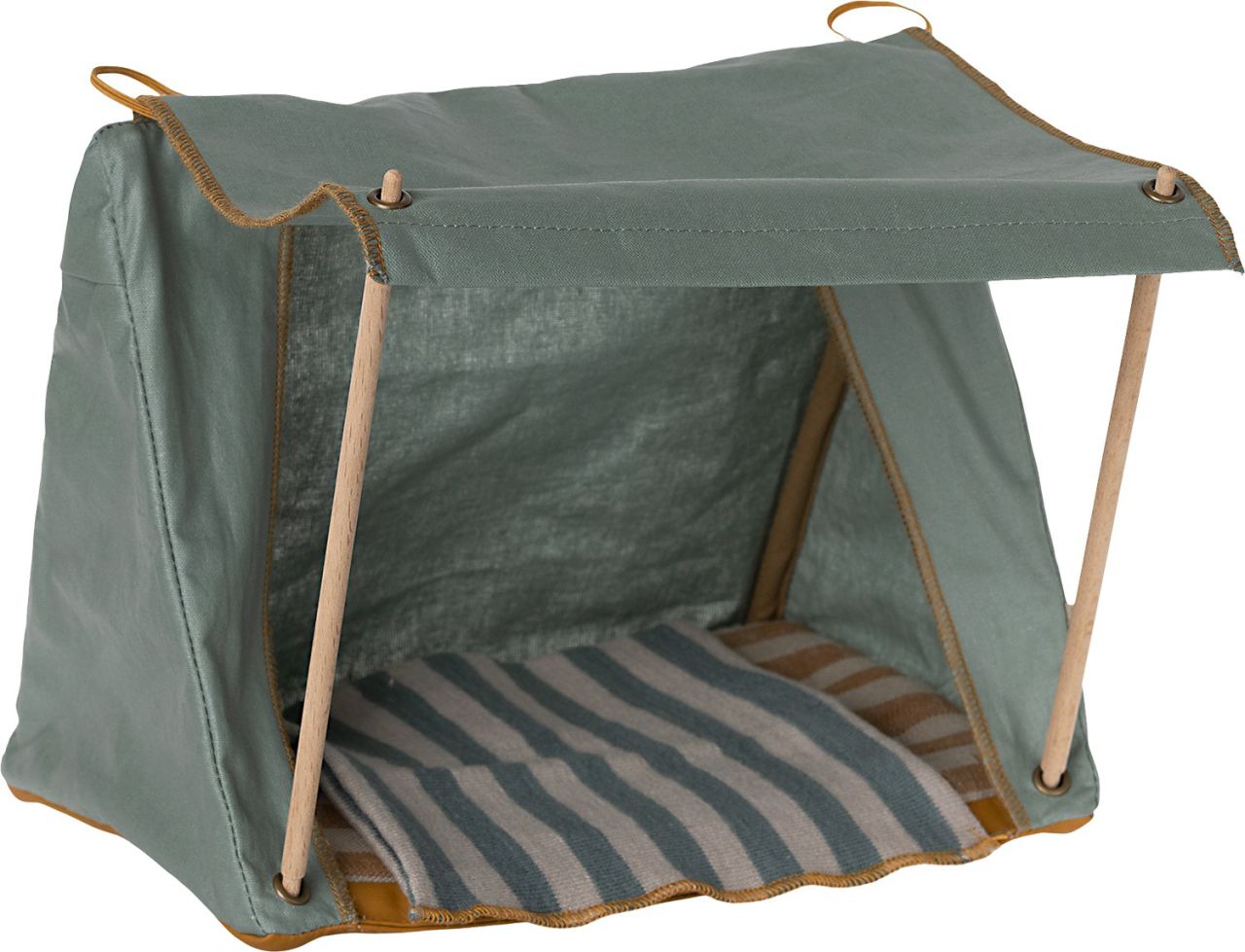 Maileg Puppenspielzeug für Maus Zelt Happy Camper mit Decke &...